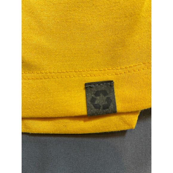 Elevate Men’s Polo Shirt Large Yellow Short Sleeve Performance Golf Casual Logo - Picture 6 of 13
